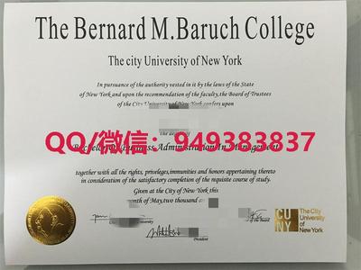 巴鲁克学院毕业证