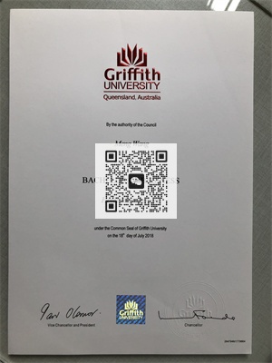 格里菲斯大学毕业证成绩单