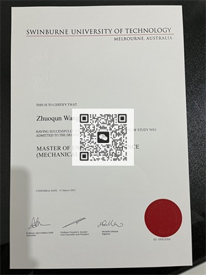 斯威本科技大学毕业证成绩单